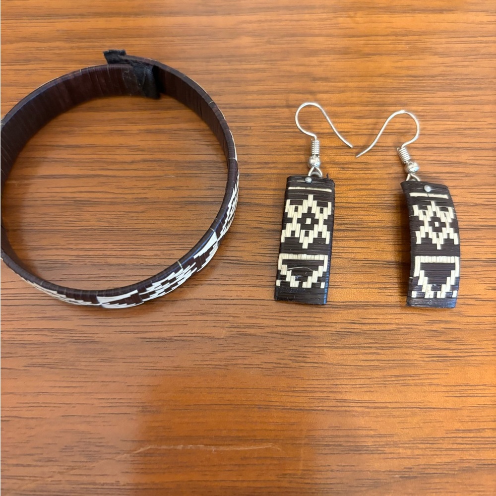 Matching Earrings and Bracelet